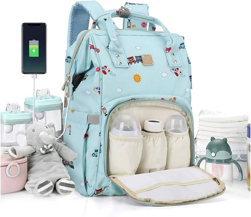 teal baby bags